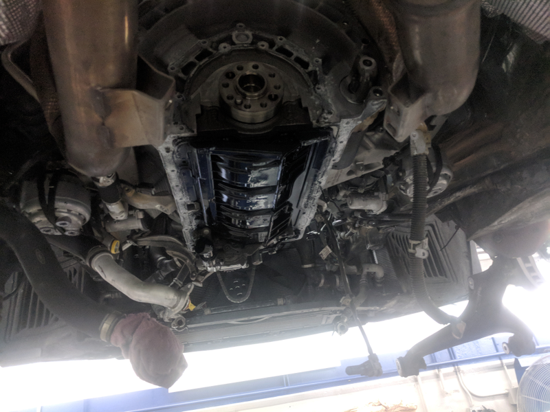 Bottom rear of M178 without oil pan